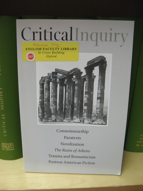 Critical Inquiry: Vol. 32, No. 1, Autumn 2005, Pages 1-160