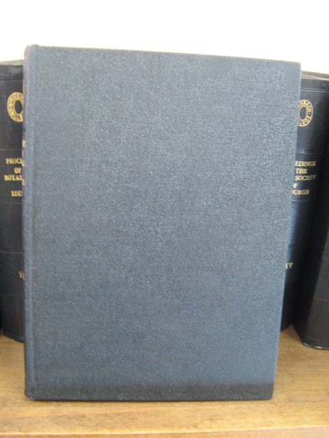 Proceedings of the Royal Society of Edinburgh; Vol. LXVI, Section A (Mathematical and Physical Sciences), 1961-1964