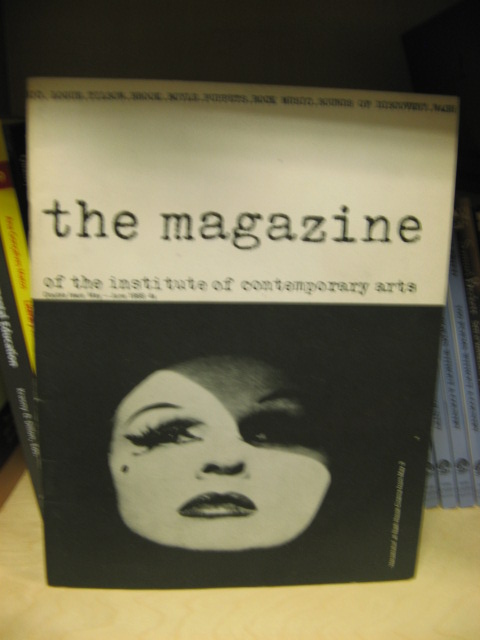 The Magazine of the Institute of Contemporary Arts: May - June 1968