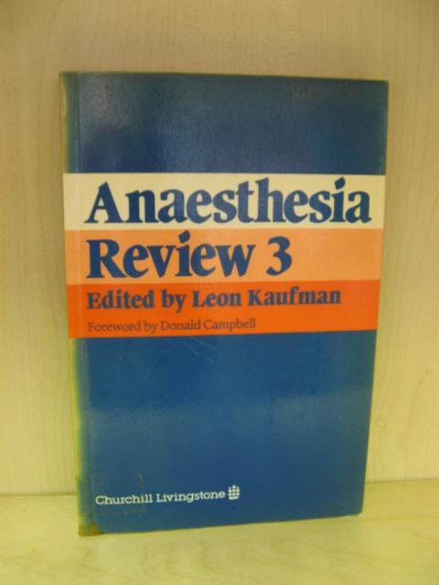 Anaesthesia: Review 3