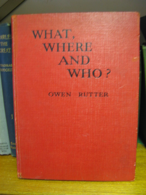 What, Where & Who: A Book of Questions for Children