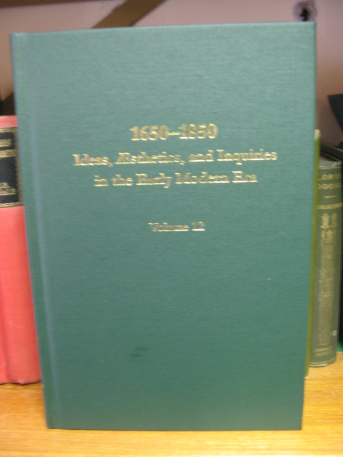 1650-1850: Ideas, Aesthetics and Inquiries in the Early Modern Era, Volume 12