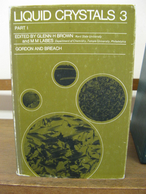 Liquid Crystals 3, Part I: Conference Proceedings
