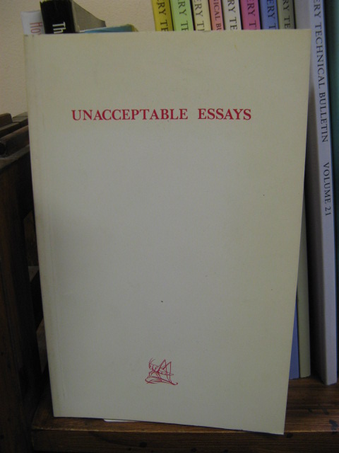 Unacceptable Essays