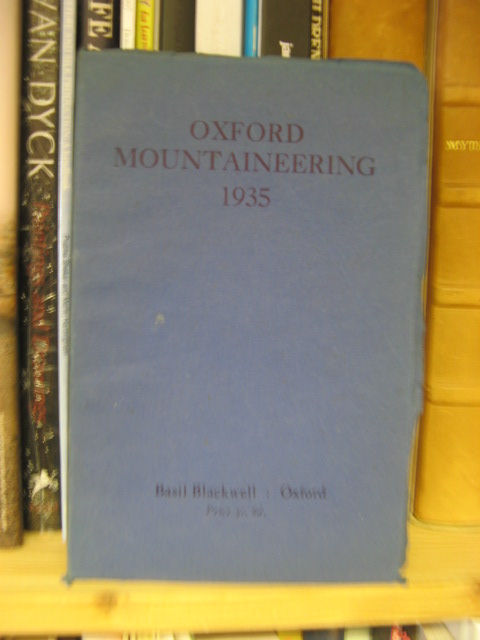 Oxford Mountaineering 1935: The Journal of the Oxford Mountaineering Club
