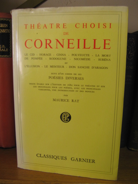 Theatre Choisi De Corneille