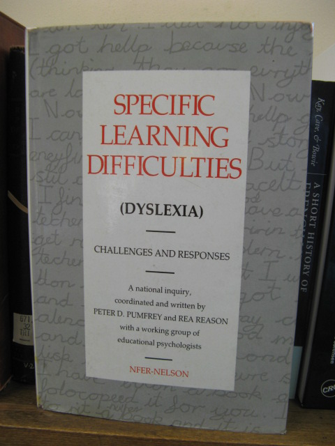 Specific Learning Difficulties (Dyslexia): Challenges and Responses