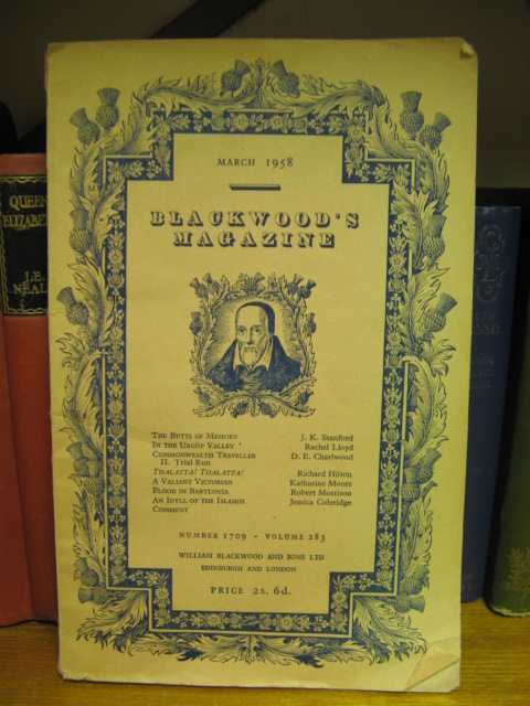 Blackwood Magazine, Number 1709, Volume 283, March 1958