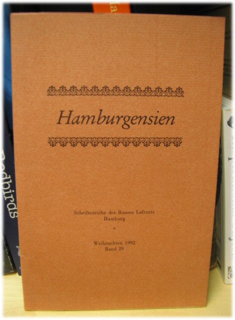 Hamburgensien: Schriftenreihe Des Hauses Lafrentz, Hamburg: Weihnachten 1992, Band 29