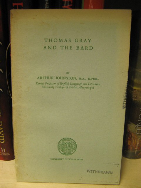 Thomas Gray and the Bard