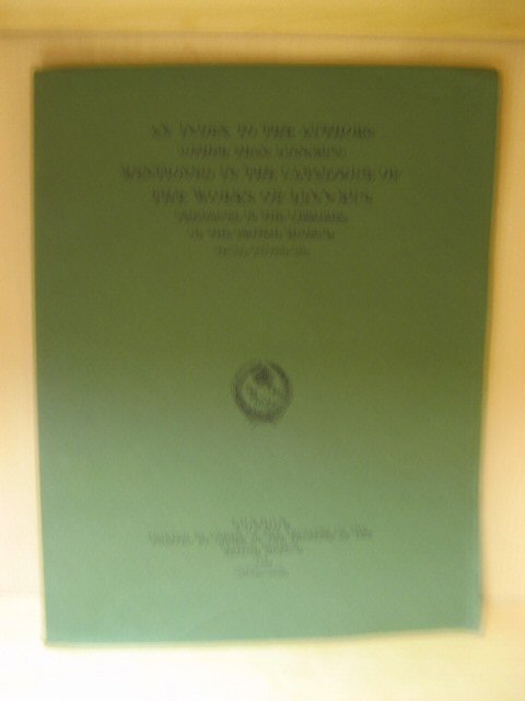 An Index to the Authors (other Than Linnaeus) Mentioned in the Catalogue of the Works of Linnaeus Preserved in the Libraries of the British Museum