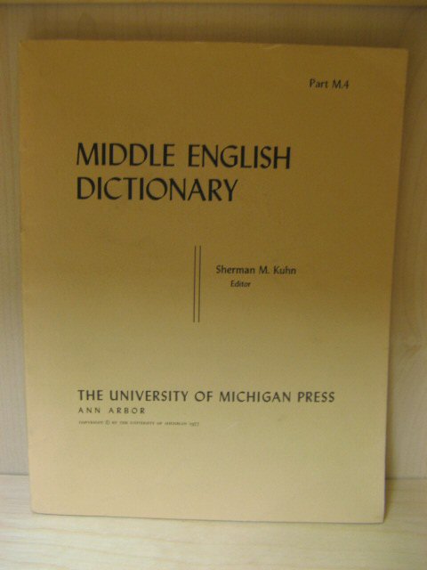 Middle English Dictionary, Part M.4: Metalli - Minten