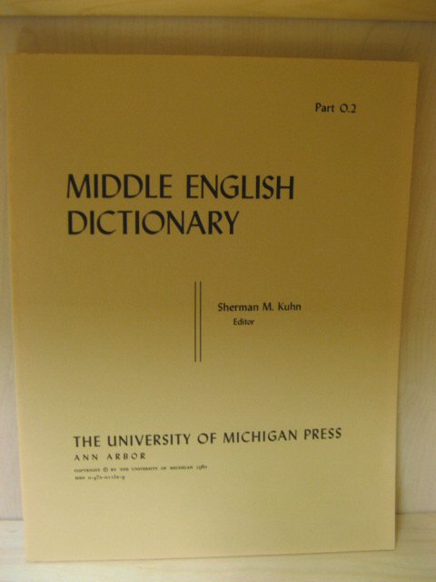 Middle English Dictionary, Part O.2: Oinoun - Ordeinen