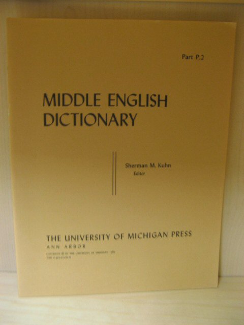 Middle English Dictionary, Part P.2: Partable - Penaunce