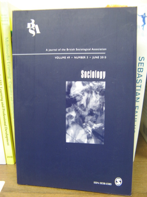 Sociology: A Journal of the British Sociological Association, Volume 49, Number 3, June 2015