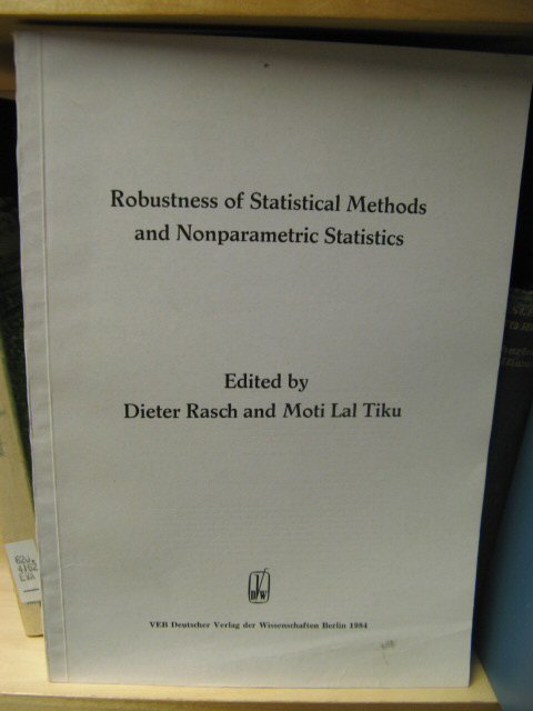 Robustness of Statistical Methods and Nonparametric Statistics