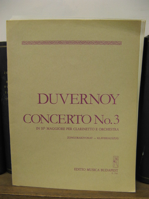 Concerto No. 3 in SI b Maggiore Per Clatinetto e Orchestra