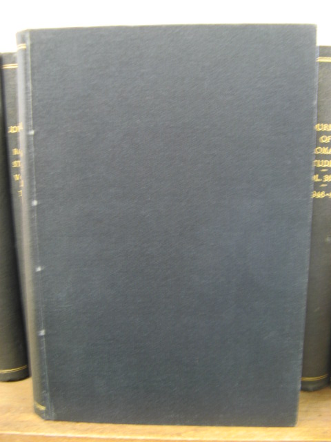 The Journal of Roman Studies, Volume 28, 1938