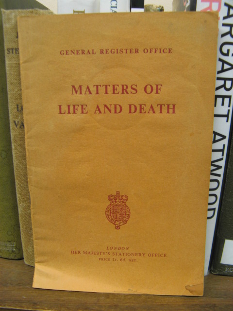 Matters of Life and Death