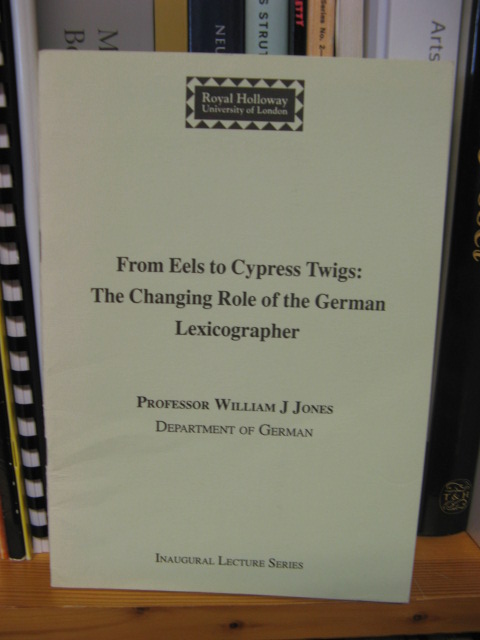 From Eels to Cypress Twigs: The Changing Role of the German Lexicographer