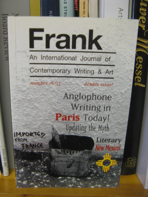 Frank, An International Journal of Contemporary Writing & Art: Issue 16/17