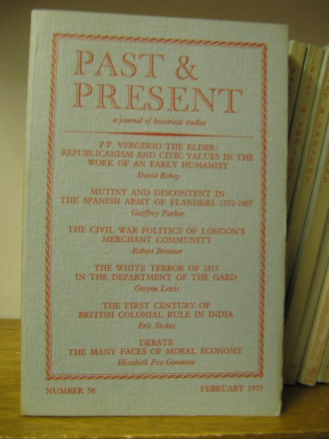 Past and Present: A Journal of Historical Studies: Number 58, February 1973