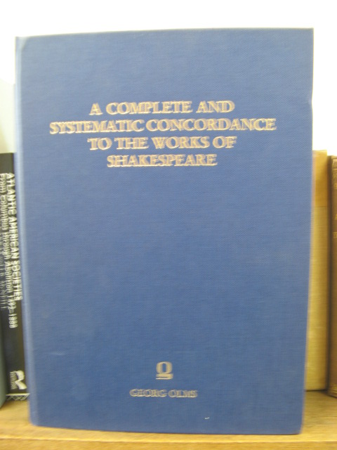 Complete and Systematic Concordance to the Works of Shakespeare, Volume 9: Substantive Variants