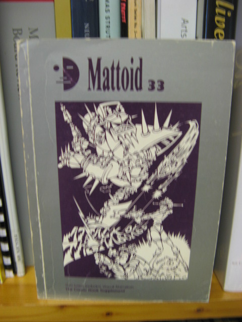 Mattoid 33, No. 1