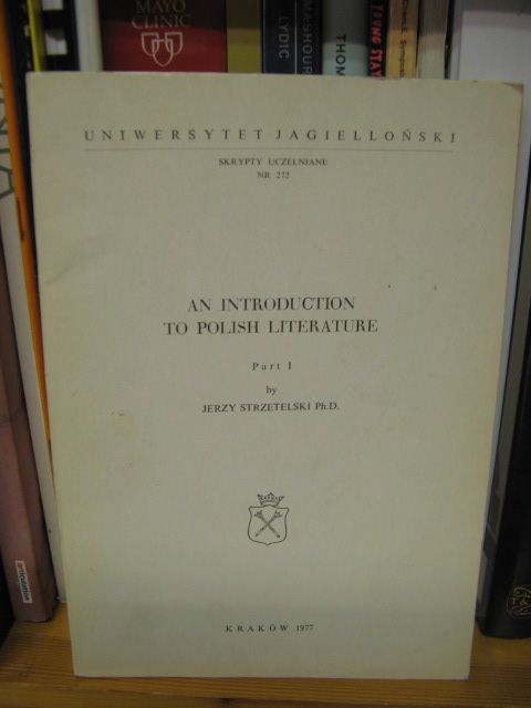An Introduction to Polish Literature, Part I