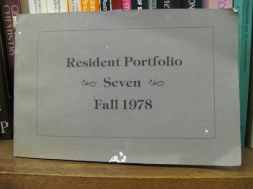 Resident Portfolio Seven Fall 1978