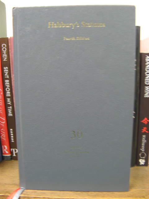 Halsbury's Statutes of England and Wales, Fourth Edition, Volume 30: Money; National Health Service