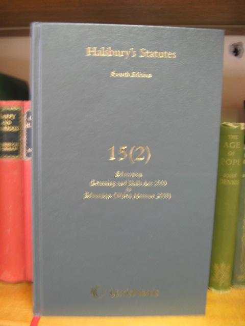 Halsbury's Statutes: Fourth Edition, Volume 15 (2): Education (Learning and Skills Act 2000 to Education (Wales) Measure 2009)