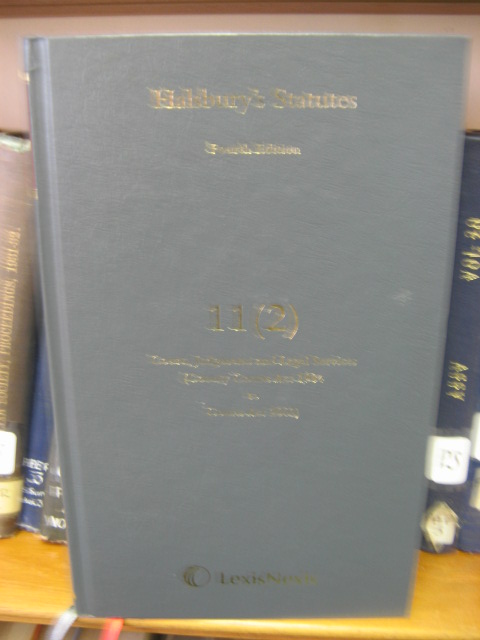 Halsbury's Statutes: Fourth Edition, Volume 11 (2): Courts, Judgements and Legal Services (County Courts Act 1984 to Courts Act 2003)