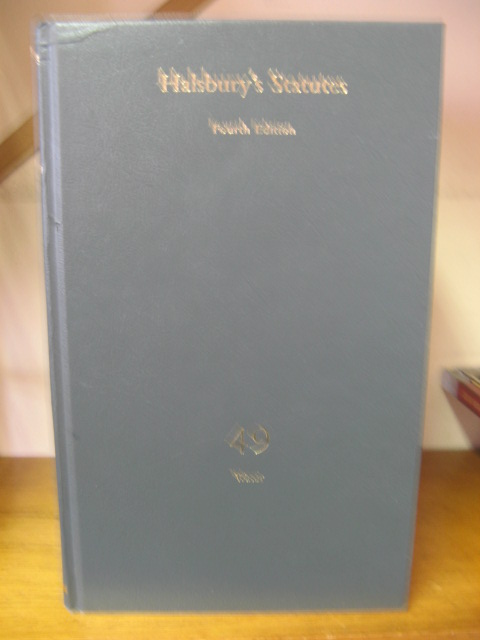Halsbury's Statutes: Fourth Edition, Volume 49: Water