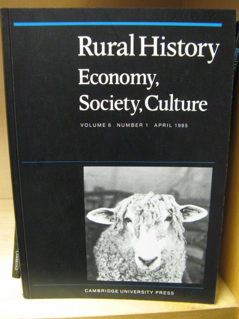 Rural History: Economy, Society, Culture: Volume 6, Number 1, April 1995