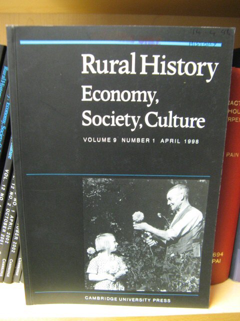 Rural History: Economy, Society, Culture: Volume 9, Number 1, April 1998