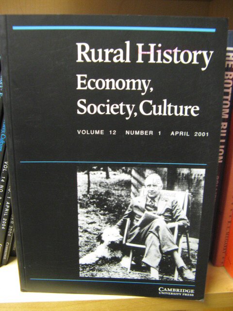 Rural History: Economy, Society, Culture: Volume 12, Number 1, April 2001