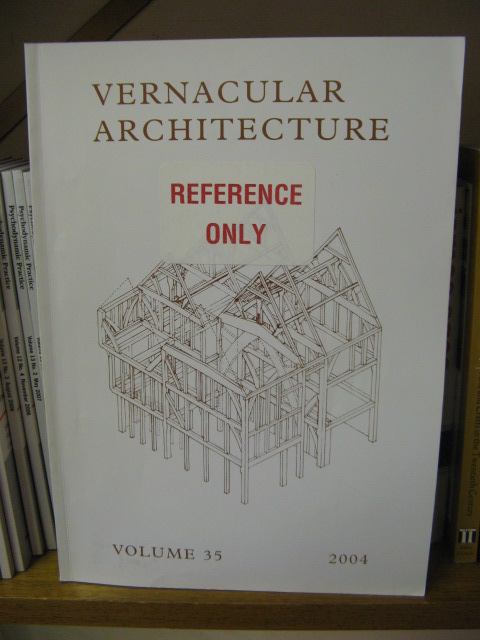 Vernacular Architecture, Volume 35, 2004