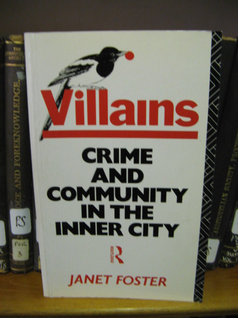 Villains: Crime and Community in the Inner City