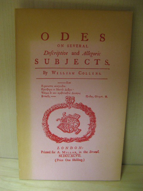 Odes on Several Descriptive and Allegoric Subjects 1747