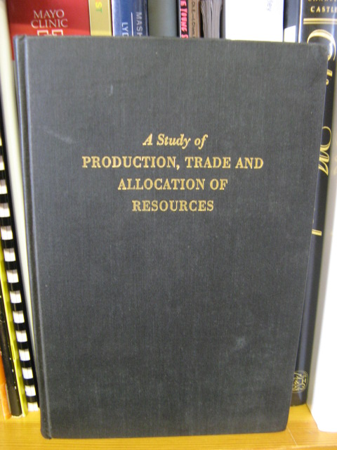 A Study of Production, Trade and Allocation of Resources