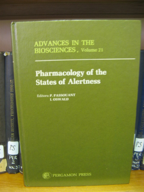 Advances in the Biosciences, Volume 21: Pharmacology of the States of Alertness
