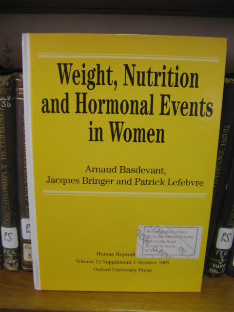 Weight, Nutrition and Hormonal Events in Women: Volume 12, Supplement 1, October 1997