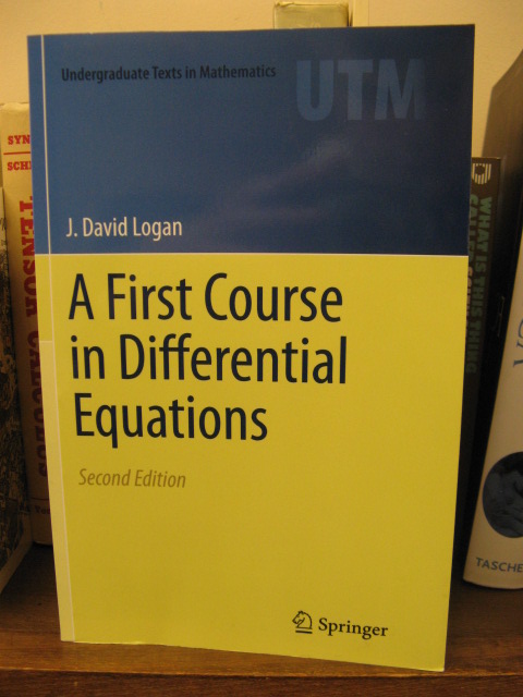 A First Course in Differential Equations