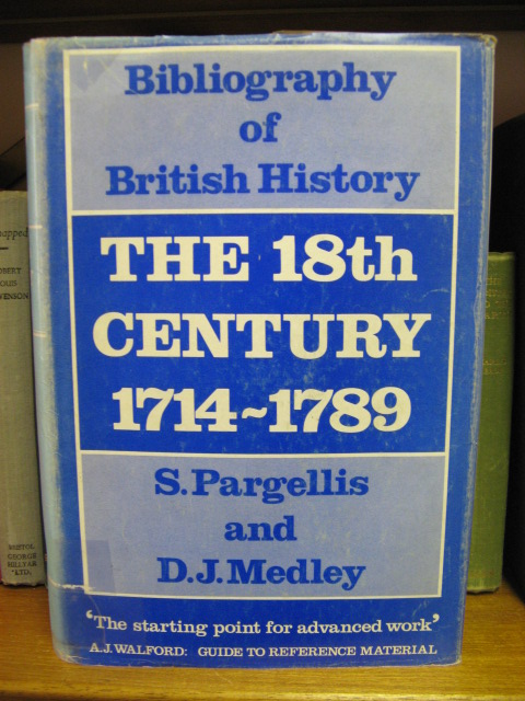 Bibliography of British History: The Eighteenth Century 1714-1789