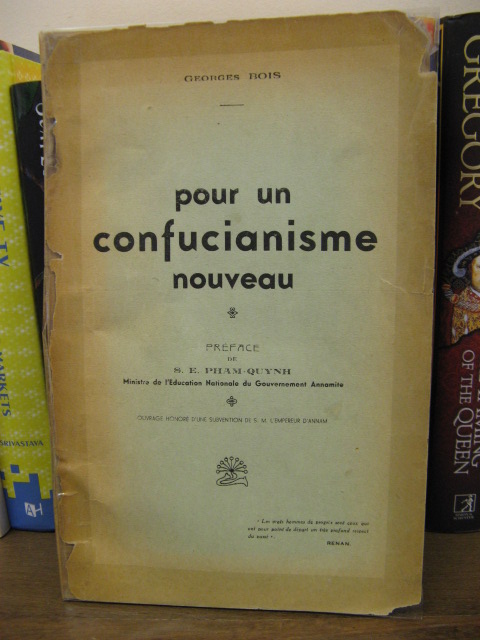 Por Un Confucianisme Nouveau