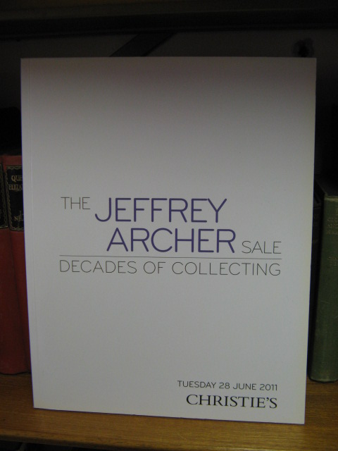 Christie's: South Kensington: The Jeffrey Archer Sale: Tuesday 28 June 2011 at 2.00 Pm