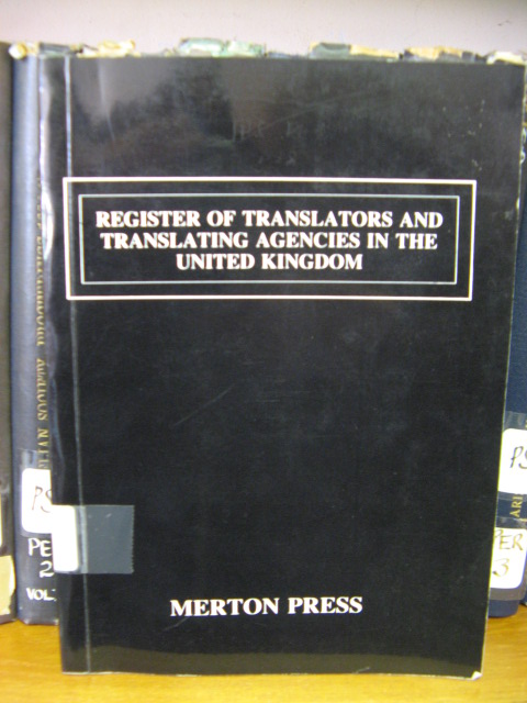 Register of Translators and Translating Agencies in the United Kingdom