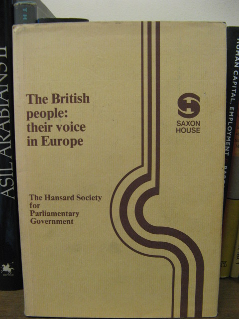 The British People: Their Voice in Europe