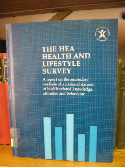 The HEA Health and Lifestyle Survery: A Report on the Secondary Analysis of a National Dataset of Health-Related Knowledge, Attitudes and Behaviour
